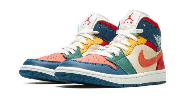 AIR JORDAN 1 MID SE WMNS "Multi-Color"