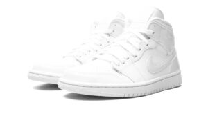 AIR JORDAN 1 MID WMNS "Triple White"