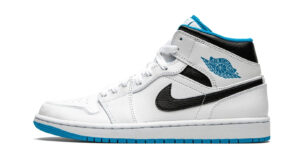 Air Jordan 1 Mid "White / Laser Blue"