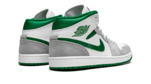 Air Jordan 1 MID SE "Grey / Pine Green / White"