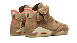 Air Jordan 6 Retro Sample "Travis Scott - British Khaki"