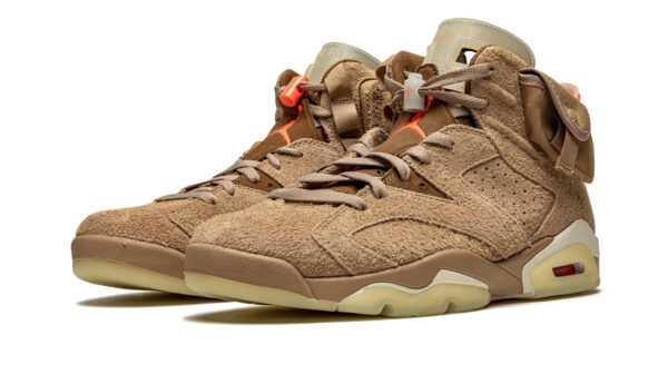 Air Jordan 6 Retro Sample "Travis Scott - British Khaki"