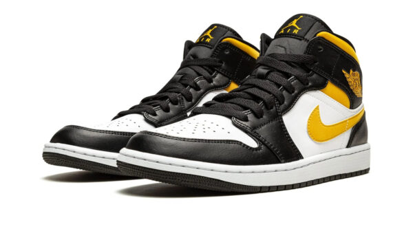 Air Jordan 1 Mid "White / Pollen / Black"