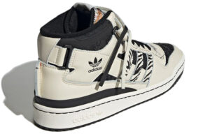 adidas originals Unisex Forum Mid Sneakers Creamy 'White Black' GX3957