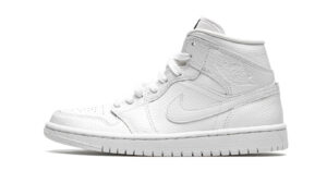 AIR JORDAN 1 MID WMNS "White Snakeskin"