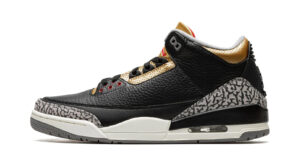 AIR JORDAN 3 WMNS "Black Cement Gold"