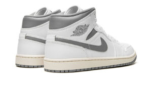 Air Jordan 1 Mid "White / Stealth Grey"