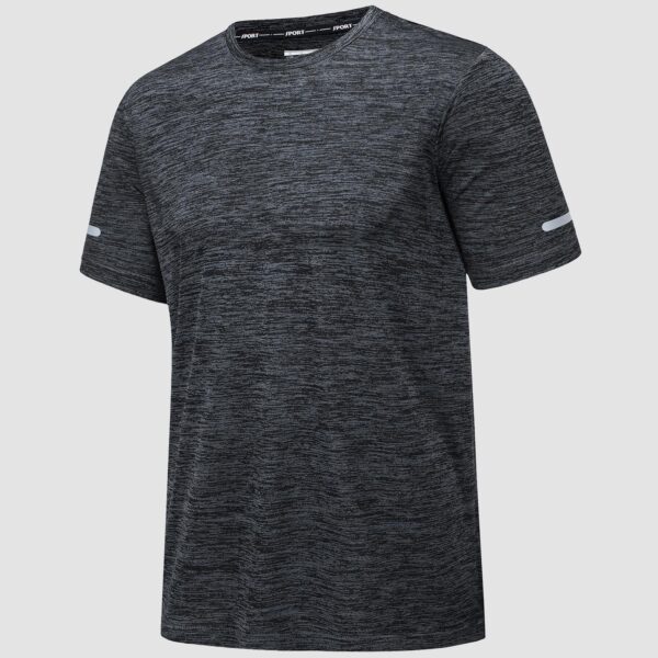 Men's T-Shirt Tag Free Quick Dry Athletic Running Shirts Performance Tee