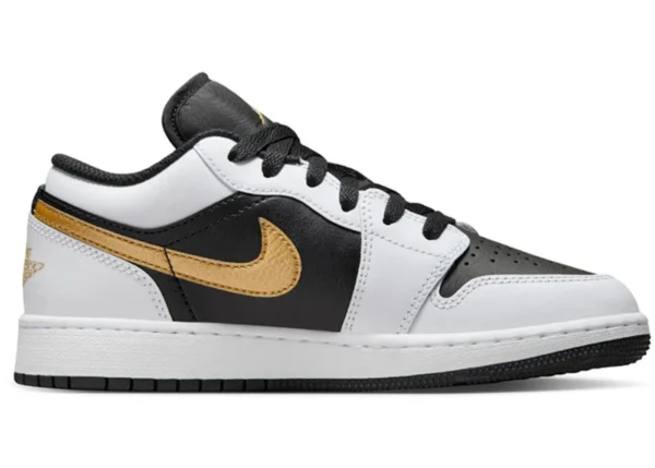 Jordan 1 Low Gold Swoosh (GS) - photo 1- Jersey4u