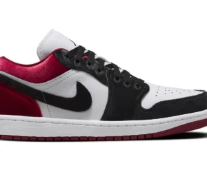 Jordan 1 Low SE Velvet Black Toe (Women's) - photo 1- Jersey4u