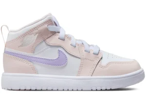 Jordan 1 Mid ALT Pink Wash White Violet Frost (PS) - photo 1- Jersey4u