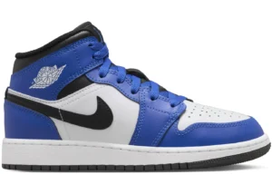 Jordan 1 Mid Game Royal White Black (GS) - photo 1- Jersey4u