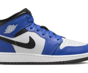 Jordan 1 Mid Game Royal White Black (GS) - photo 1- Jersey4u