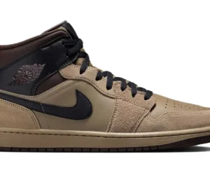 Jordan 1 Mid Khaki Baroque Brown - photo 1- Jersey4u