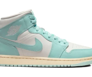 Jordan 1 Mid Light Dew (Women's) - photo 1- Jersey4u