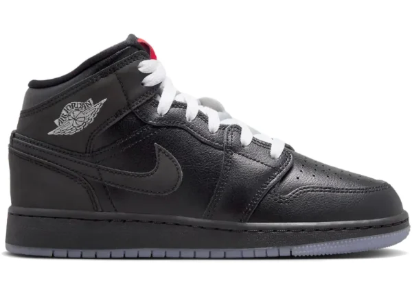 Jordan 1 Mid SE Black Metallic Reimagined (GS) - photo 1- Jersey4u