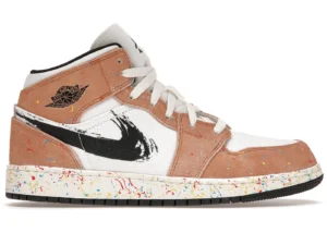 Jordan 1 Mid SE Brushstroke (GS) - photo 1- Jersey4u