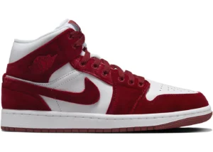 Jordan 1 Mid SE Red Velvet (Women's) - photo 1- Jersey4u