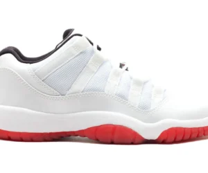 Jordan 11 Retro Low White Varsity Red (GS) - photo 1- Jersey4u