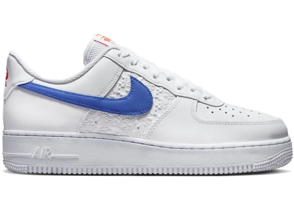 Nike Air Force 1 '07 Low Embossed Hoops Racer Blue - photo 1- Jersey4u