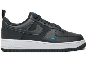 Nike Air Force 1 Low 07 Black Court Blue - photo 1- Jersey4u