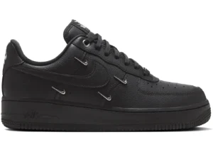 Nike Air Force 1 Low '07 LX Black Silver Mini Swoosh (Women's) - photo 1- Jersey4u