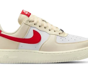 Nike Air Force 1 Low '07 Next Nature Pale Ivory University Red (Women's) - photo 1- Jersey4u