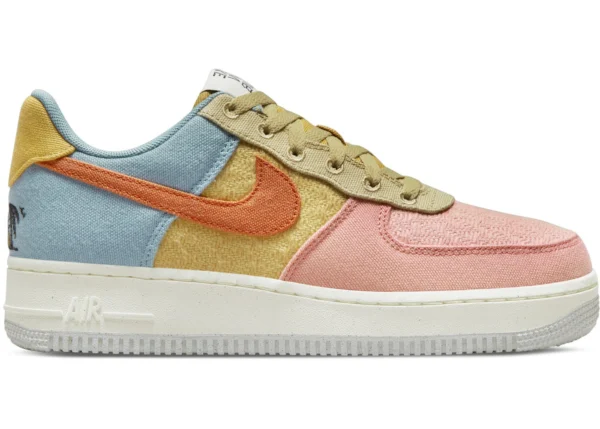 Nike Air Force 1 Low '07 Next Nature Sanded Gold Wheat Grass Light Madder Root Hot Curry (Women's) - photo 1- Jersey4u