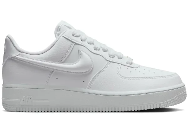 Nike Air Force 1 Low '07 Next Nature Triple White Bulbous Swoosh (Women's) - photo 1- Jersey4u