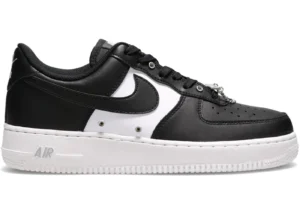 Nike Air Force 1 Low '07 PRM Black White Metallic Silver - photo 1- Jersey4u