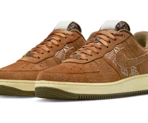 Nike Air Force 1 Low '07 PRM NAI-KE Brown - photo 2- Jersey4u