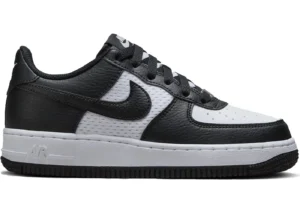 Nike Air Force 1 Low Black White Mesh (GS) - photo 1- Jersey4u