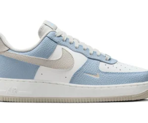 Nike Air Force 1 Low Light Armory Blue Mini Swoosh (Women's) - photo 1- Jersey4u