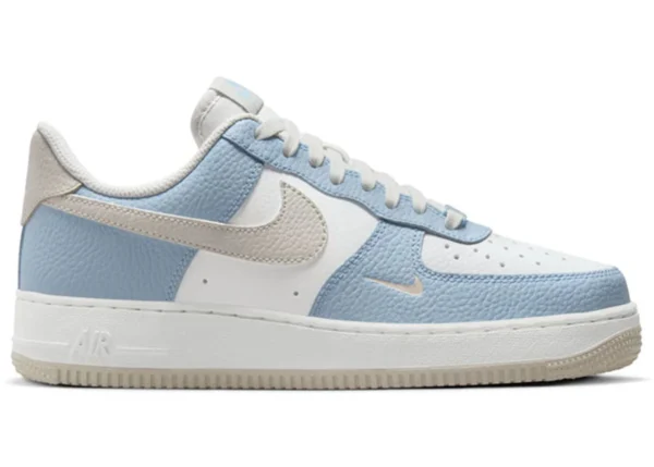 Nike Air Force 1 Low Light Armory Blue Mini Swoosh (Women's) - photo 1- Jersey4u