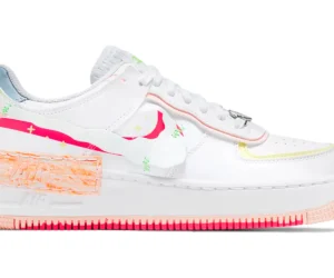 Nike Air Force 1 Low Shadow White Pink Orange (Women's) - photo 1- Jersey4u