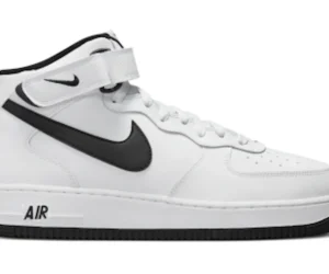 Nike Air Force 1 Mid White Black (2023) - photo 1- Jersey4u