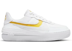 Nike Air Force 1 PLT.AF.ORM White Yellow Ochre (Women's) - photo 1- Jersey4u