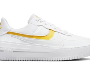 Nike Air Force 1 PLT.AF.ORM White Yellow Ochre (Women's) - photo 1- Jersey4u