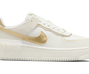 Nike Air Force 1 Shadow Sail Coconut Milk Metallic Gold (Women's) - photo 1- Jersey4u