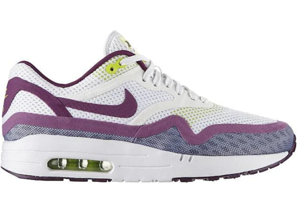 Nike Air Max 1 BR White Bright Grape Venom Green (Women's) - photo 1- Jersey4u