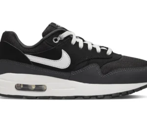 Nike Air Max 1 Black Anthracite Metallic Silver White (GS) - photo 1- Jersey4u