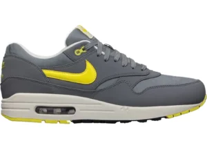 Nike Air Max 1 Cool Grey Sonic Yellow - photo 1- Jersey4u