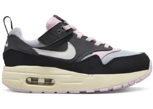 Nike Air Max 1 EasyOn Black Anthracite Pink Foam Summit White (PS) - photo 1- Jersey4u