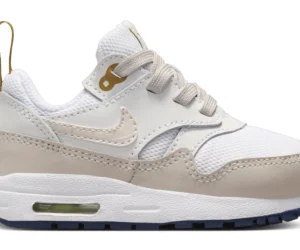 Nike Air Max 1 EasyOn White Bronzine Midnight Navy Light Orewood Brown (I) - photo 1- Jersey4u