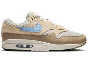 Nike Air Max 1 Essential Light Bone/Psychic Blue - photo 1- Jersey4u