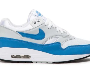 Nike Air Max 1 Essential White University Blue (Women's) - photo 1- Jersey4u