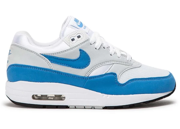 Nike Air Max 1 Essential White University Blue (Women's) - photo 1- Jersey4u