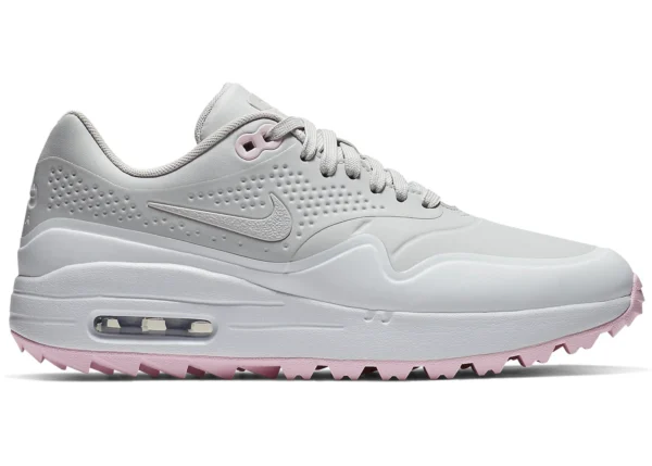 Nike Air Max 1 Golf Vast Grey Pink Foam (Women's) - photo 1- Jersey4u