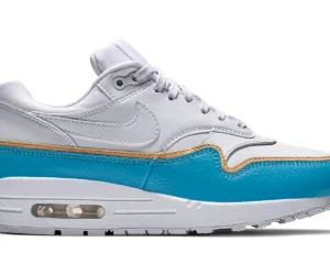 Nike Air Max 1 Liner White Blue (Women's) - photo 1- Jersey4u