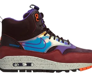 Nike Air Max 1 Mid Sneakerboot Deep Burgundy (Women's) - photo 1- Jersey4u